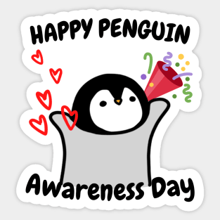 Penguin Awareness Day (20th January) Sticker